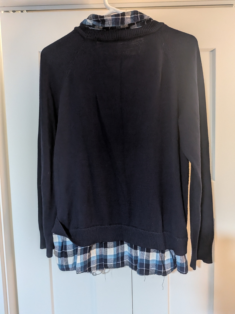 Kim Rodgers Women's Sweaters With Faux Undershirt Size XL Bundle Navy & Grey - Picture 5 of 10
